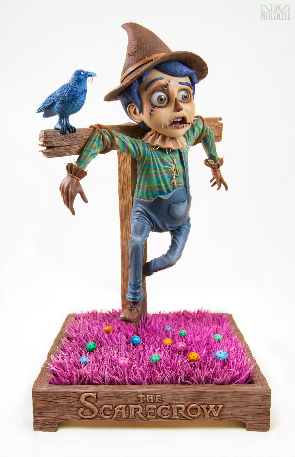 The Scarecrow, Jim McKenzie, Jim McKenzie art, Jim McKenzie artist, Scarecrow, Stopmotion, stopmotion puppet, sculpture, sculpt, magic sculpt, The Nightmare Before Christmas, wizard of oz, Laika Studios, Coraline, character design, Tim Burton, Hi-fructose