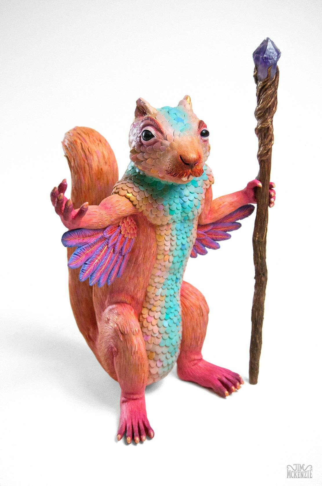 mr.fahrenheit, Jim McKenzie, Jim McKenzie art, Jim McKenzie artist, Squirrel, stopmotion puppet, freddie mercury, sculpture, sculpt, magic sculpt, The Nightmare Before Christmas, Aardman Nathan Love, Coraline, character design, Tim Burton, Hi-fructose