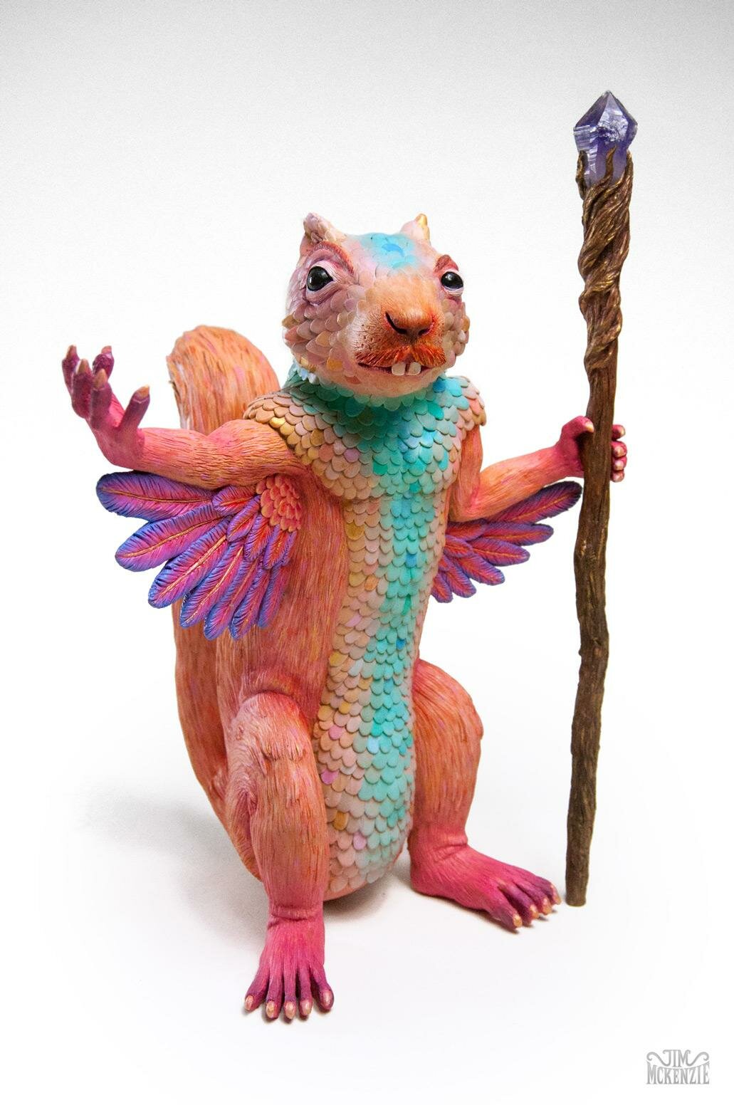 mr.fahrenheit, Jim McKenzie, Jim McKenzie art, Jim McKenzie artist, Squirrel, stopmotion puppet, freddie mercury, sculpture, sculpt, magic sculpt, The Nightmare Before Christmas, Aardman Nathan Love, Coraline, character design, Tim Burton, Hi-fructose
